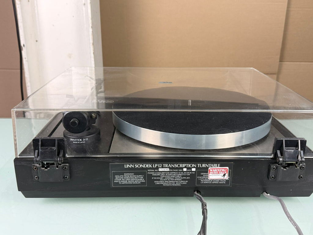 SERVICED LINN SONDEK LP12 VALHALLA TRAMPLOLINE ITTOK LV II KLYDE CARTRIDGE