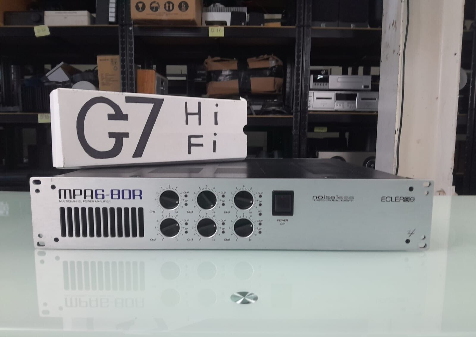 ECLER MPA6-80R MULTICHANNEL POWER AMPLIFIER