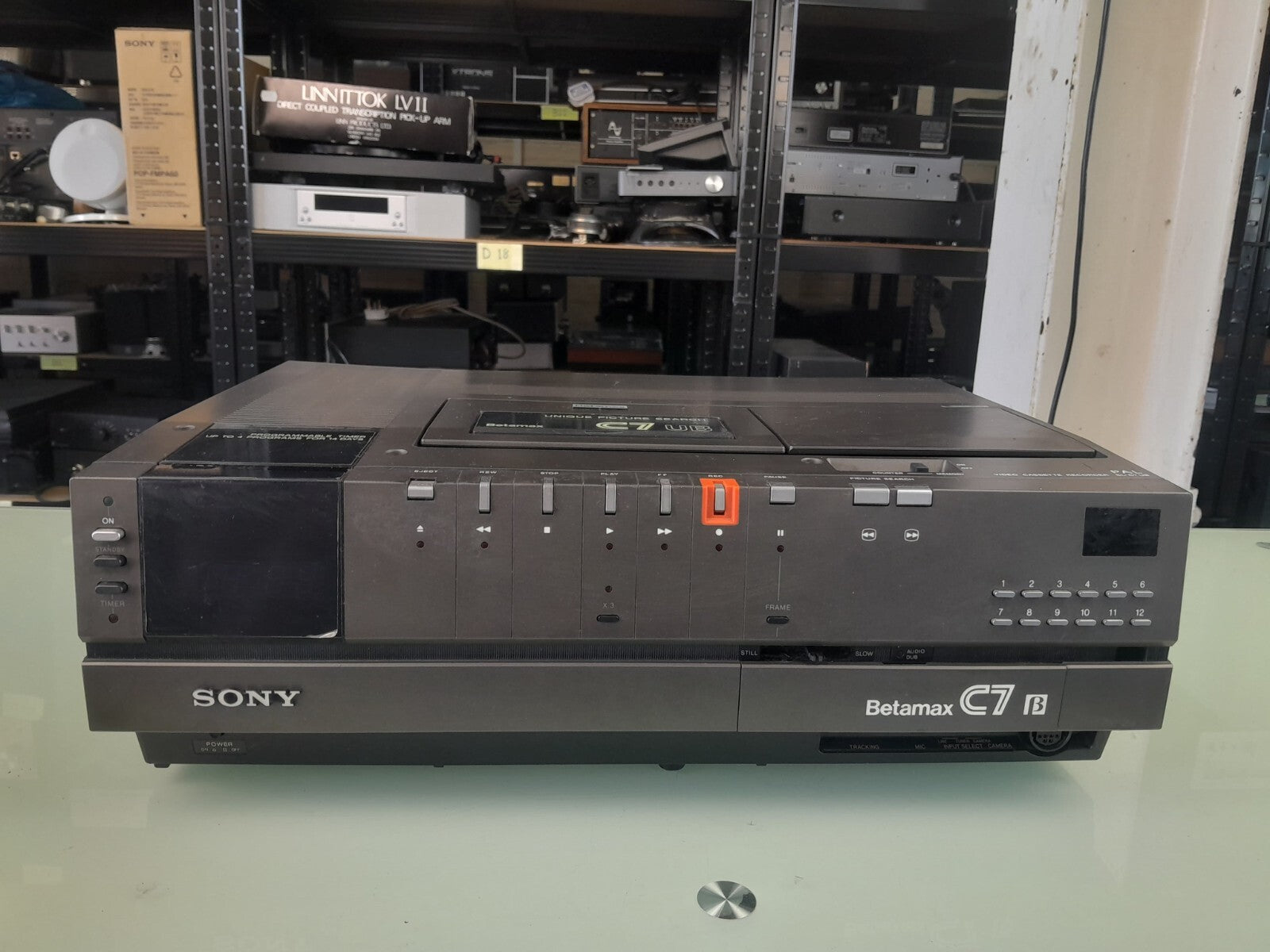 SONY SL C7 UB BETAMAX VIDEO CASSETTE RECORDER #002