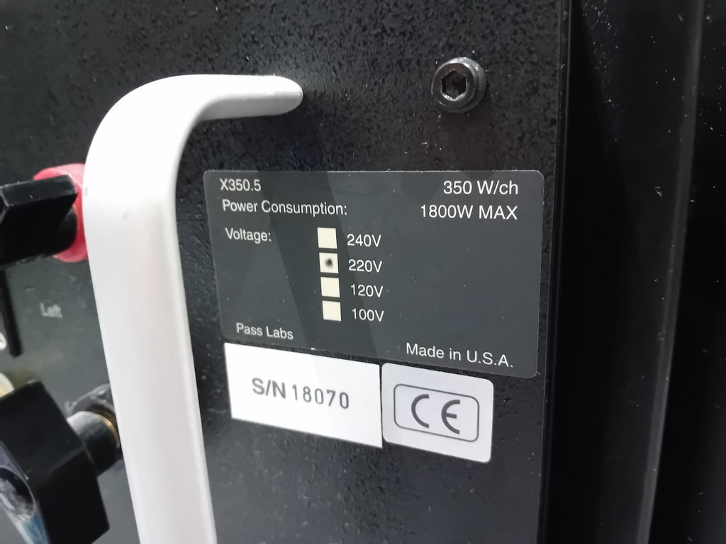 PASS LABS X350.5 POWER AMPLIFIER LABORATORIES