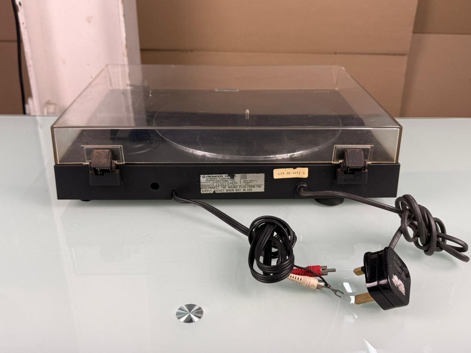 PIONEER PL 130 AUTO RETURN STEREO TURNTABLE