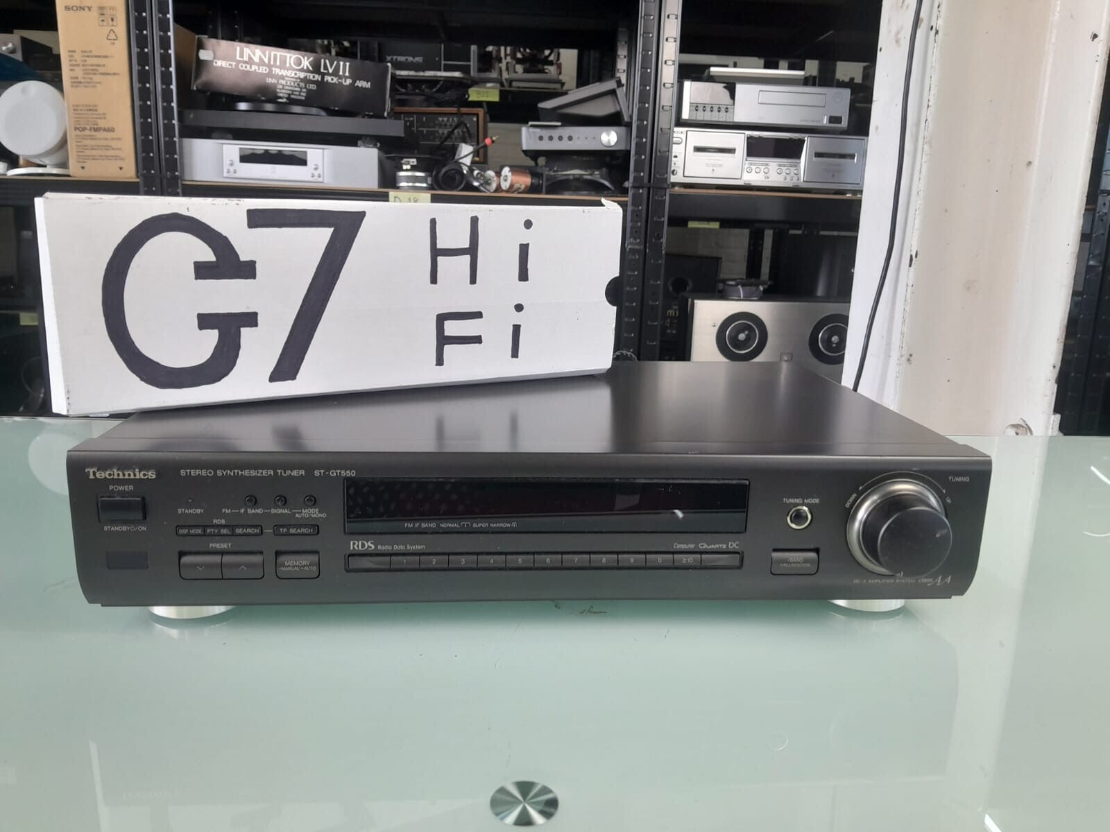 TECHNICS ST GT550 STEREO SYNTHESIZER TUNER
