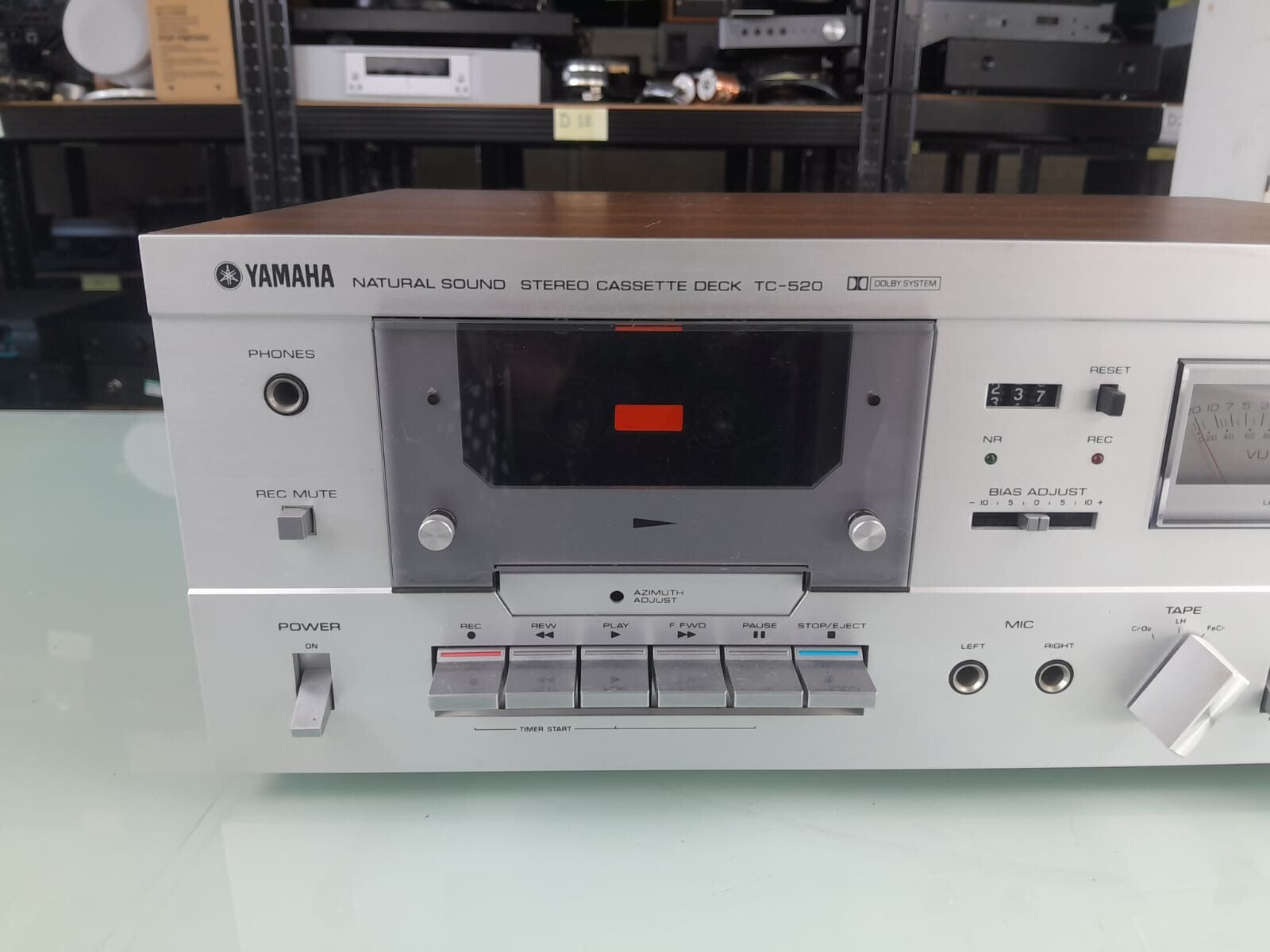 YAMAHA TC 520 NATURAL SOUND STEREO CASSETTE DECK