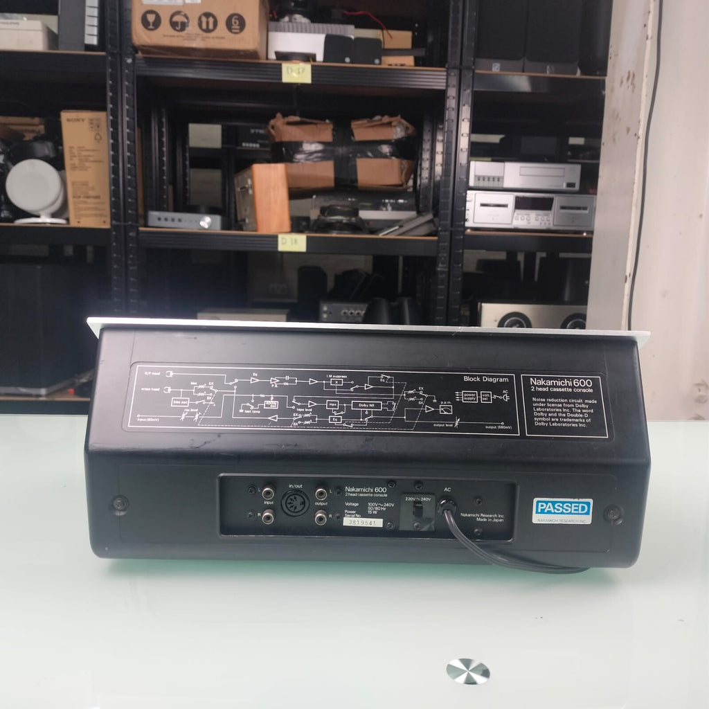 NAKAMICHI 600 2 HEAD CASSETTE CONSOLE DECK