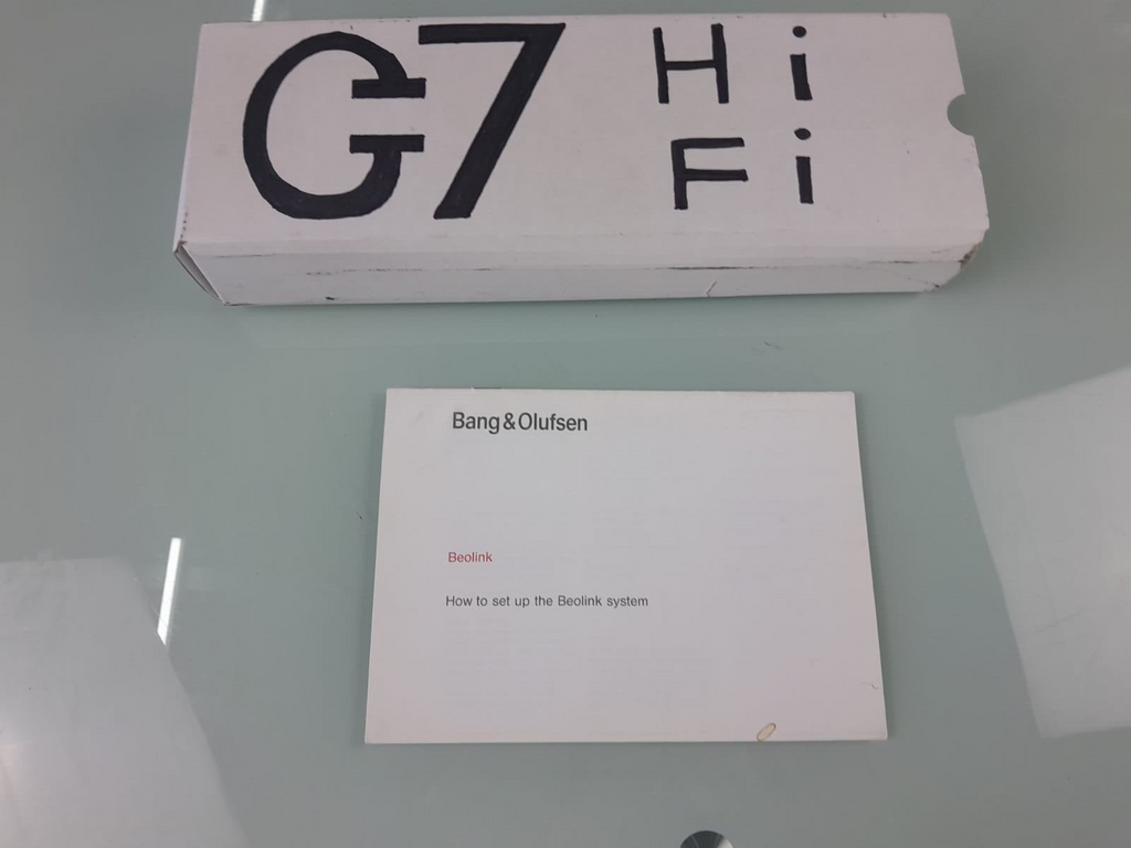 B&O BANG & OLUFSEN BEOLINK SYSTEM SETUP MANUAL