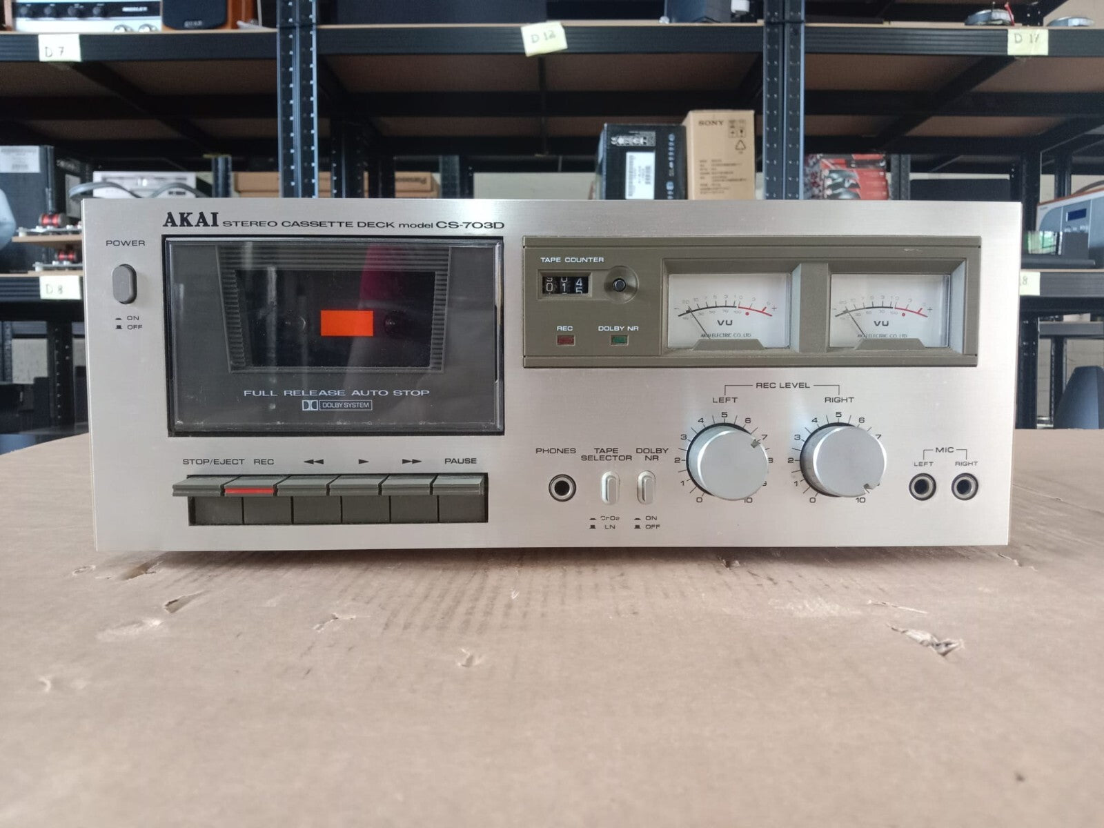 Akai CS-703D Stereo Cassette Deck