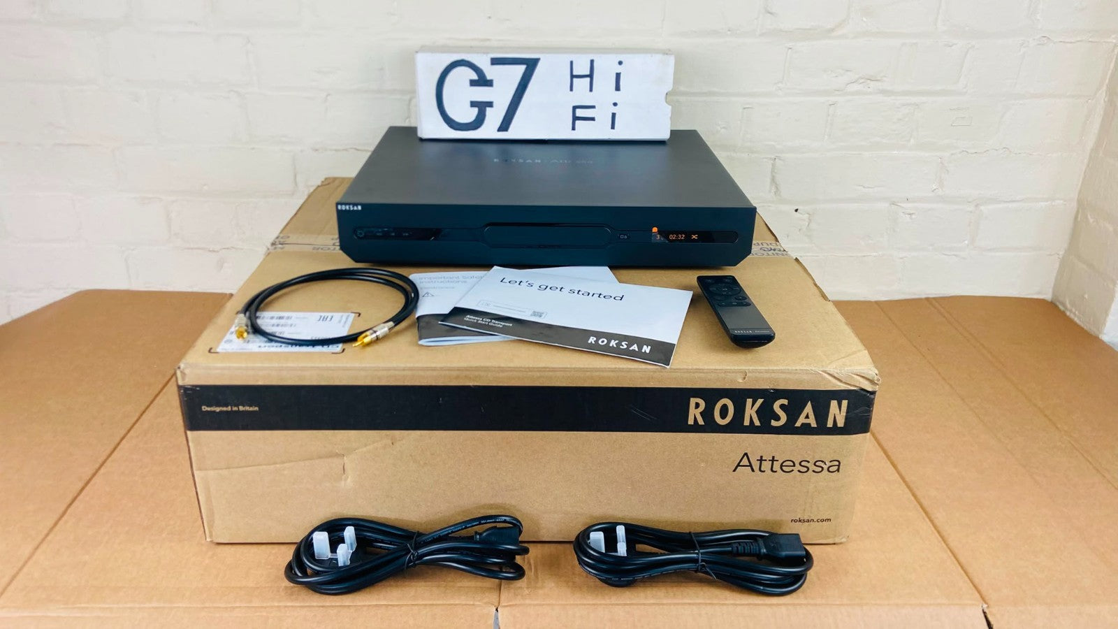 ROKSAN ATTESSA CD TRANSPORT WITH REMOTE CONTROL