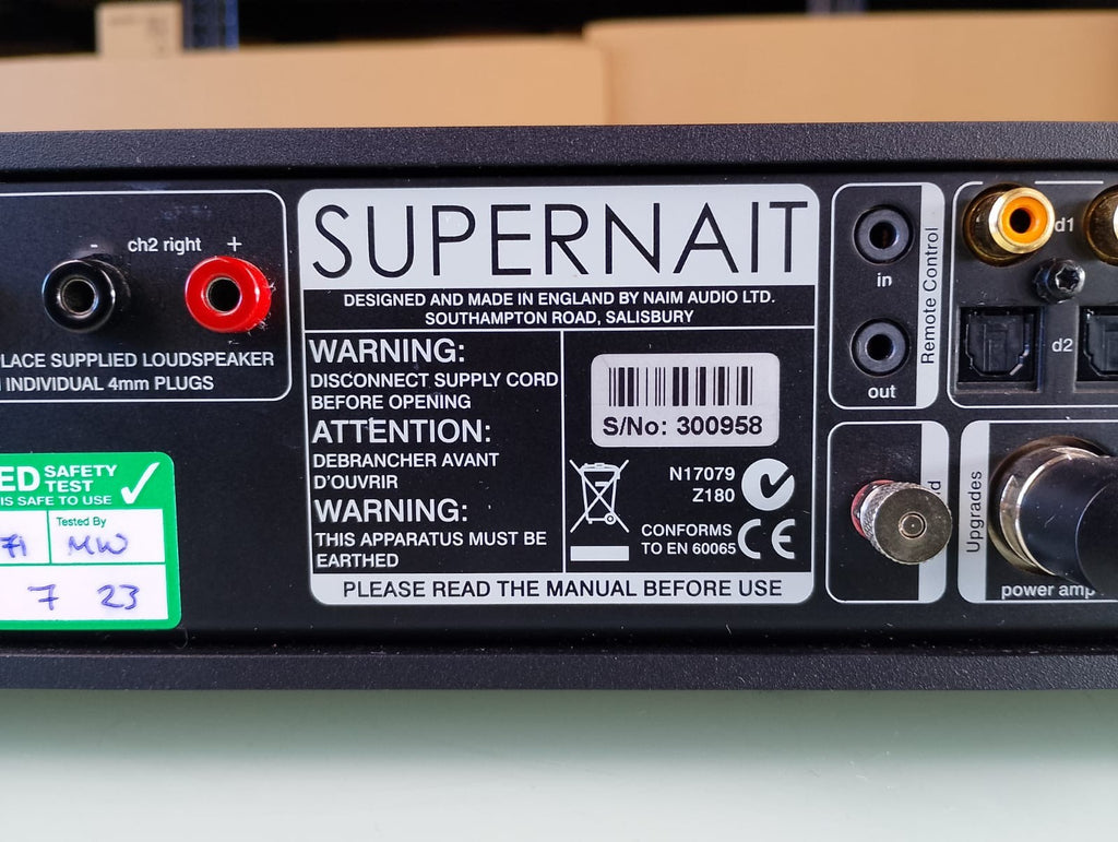NAIM SUPERNAIT INTEGRATED AMPLIFIER