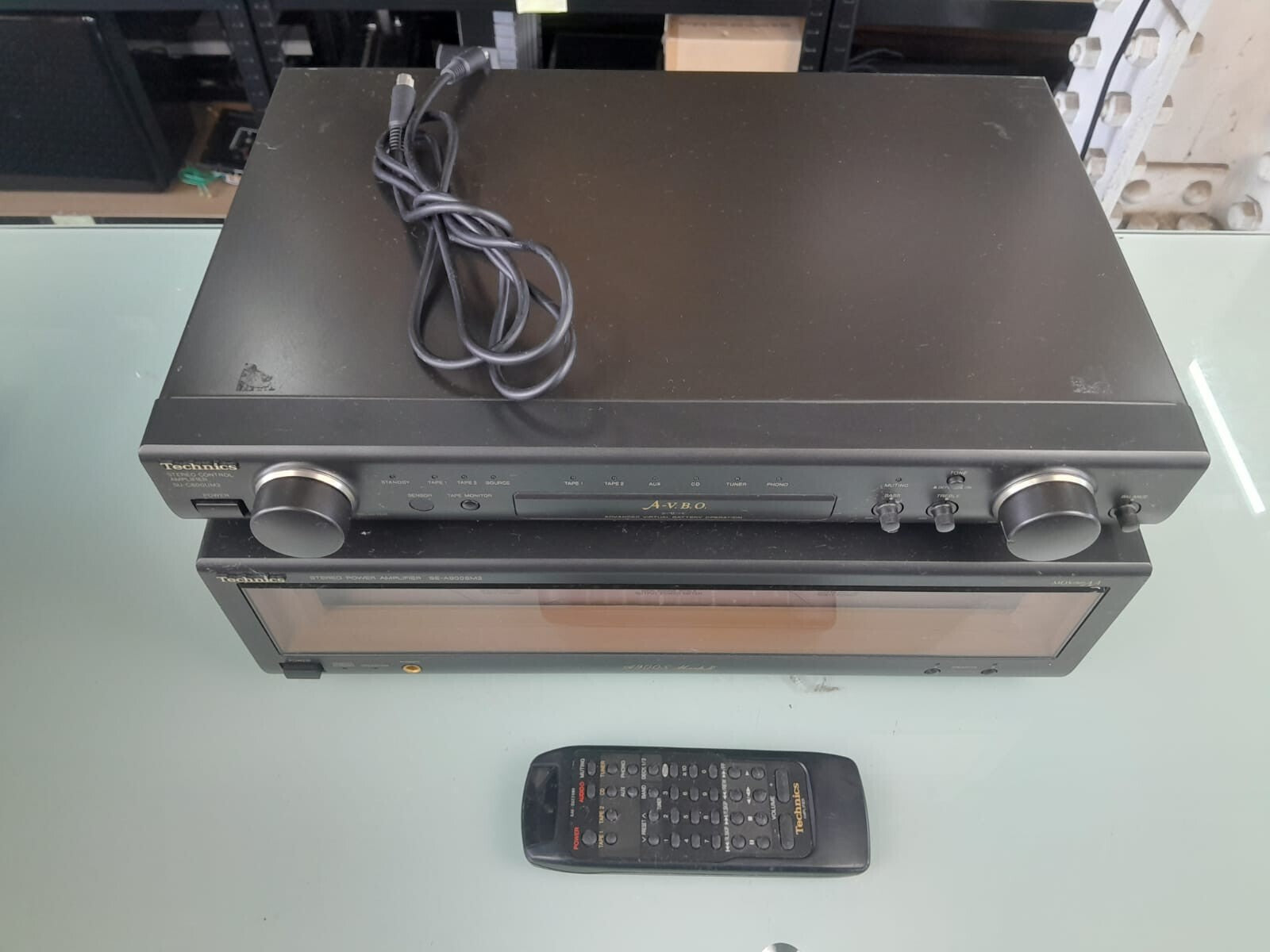 TECHNICS SU C800U M2 STEREO CONTROL & SE A900S M2 STEREO POWER AMPLIFIER