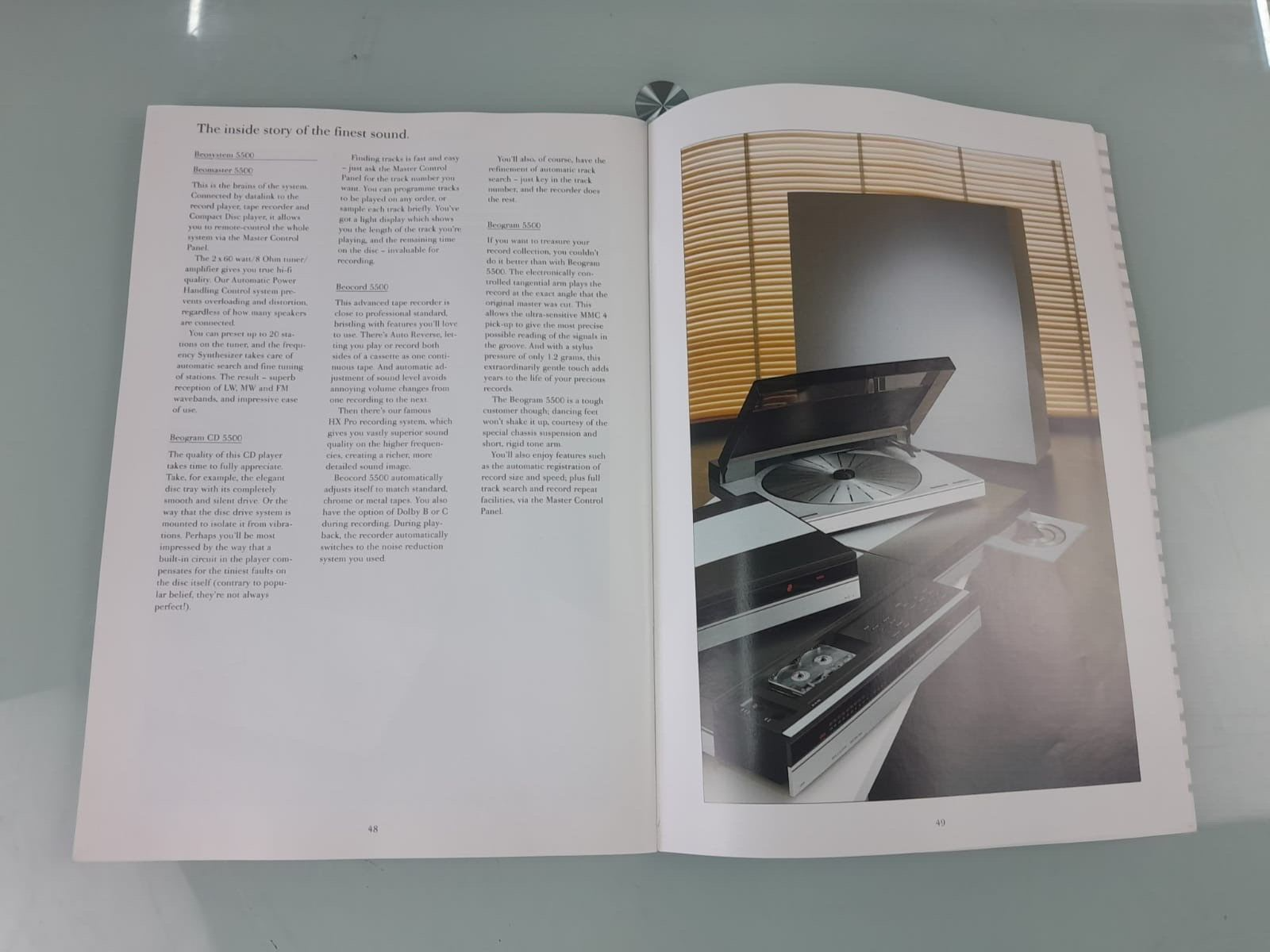 BANG & OLUFSEN B&O 1988/1989 BROCHURE