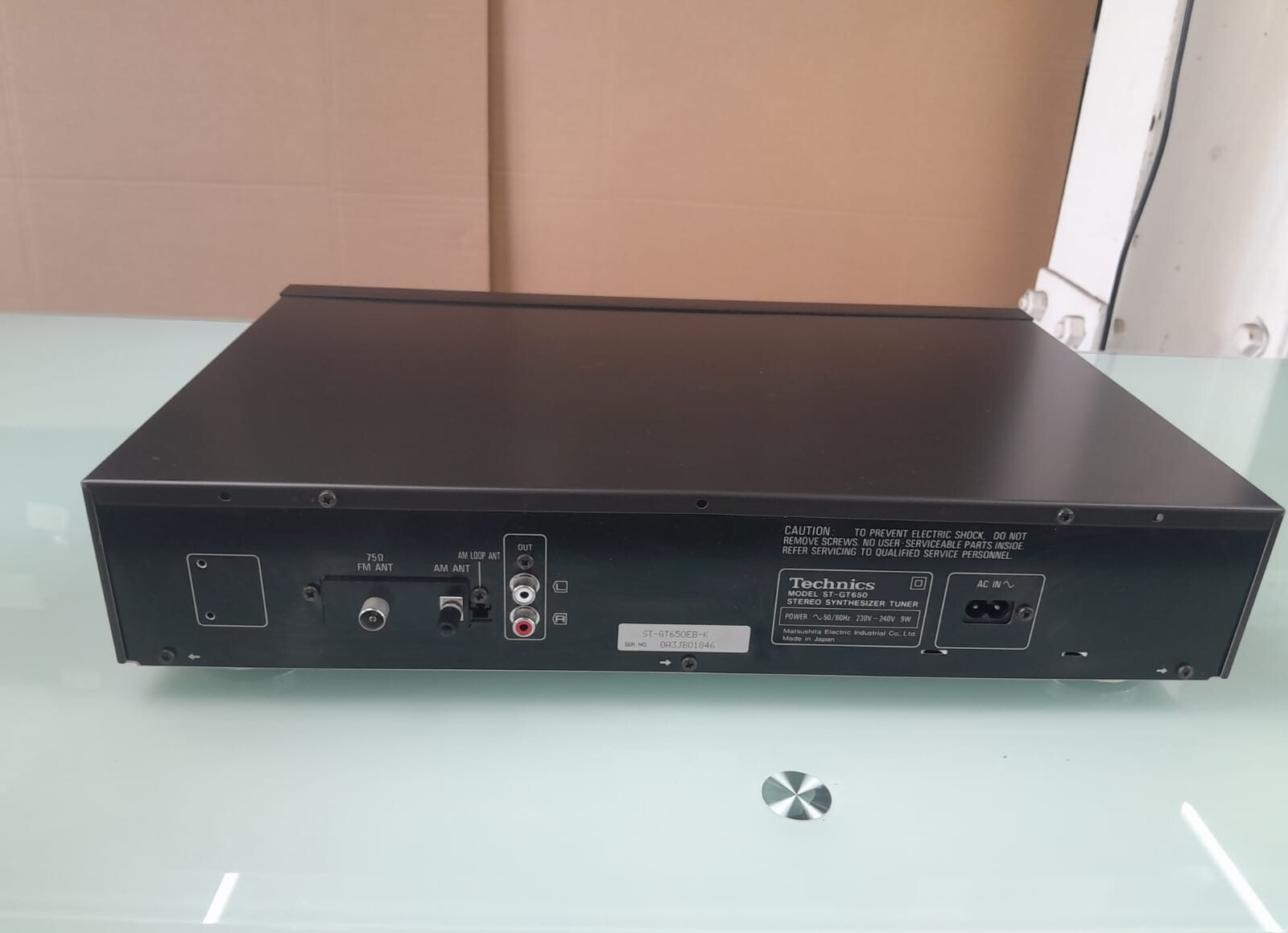 TECHNICS ST GT650 STEREO SYNTHESIZER TUNER