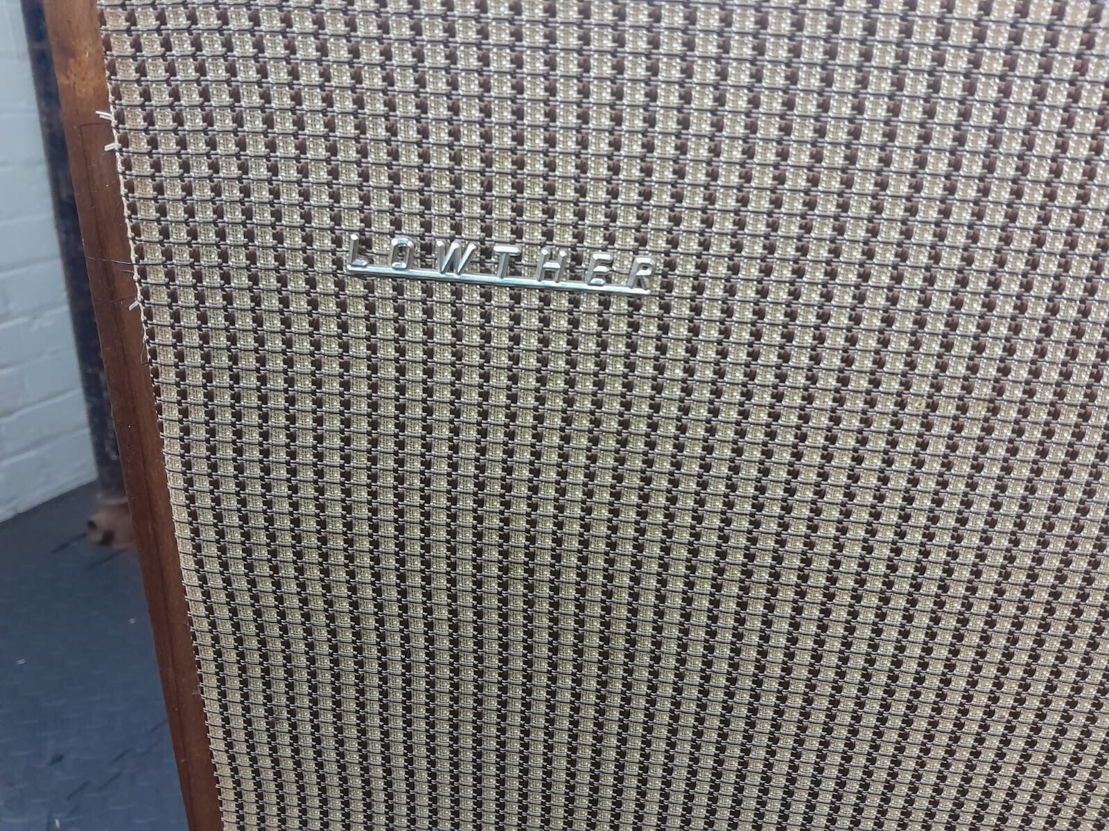 LOWTHER ACOUSTA ALNICO PM6A FULL RANGE FLOOR STANDING SPEAKERS