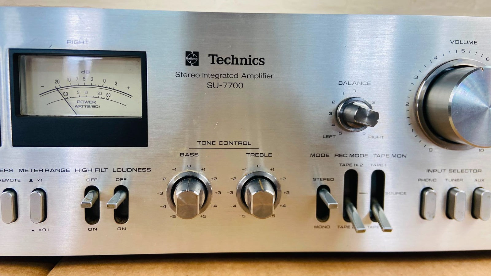 TECHNICS SU 7700 STEREO INTEGRATED AMPLIFIER