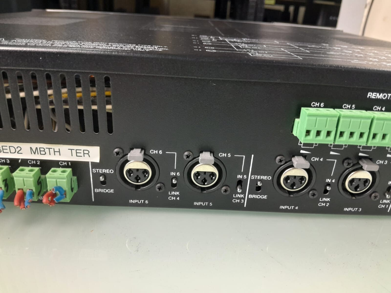 ECLER MPA6 80R MULTICHANNEL POWER AMPLIFIER