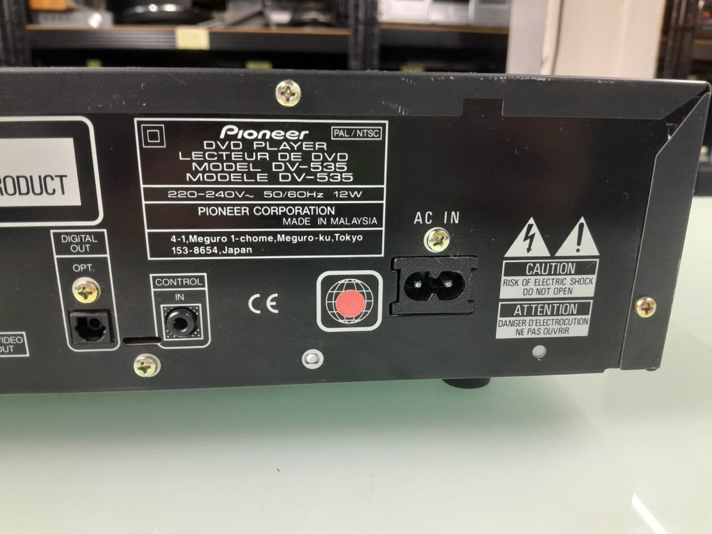 PIONEER DV 535 DVD PLAYER