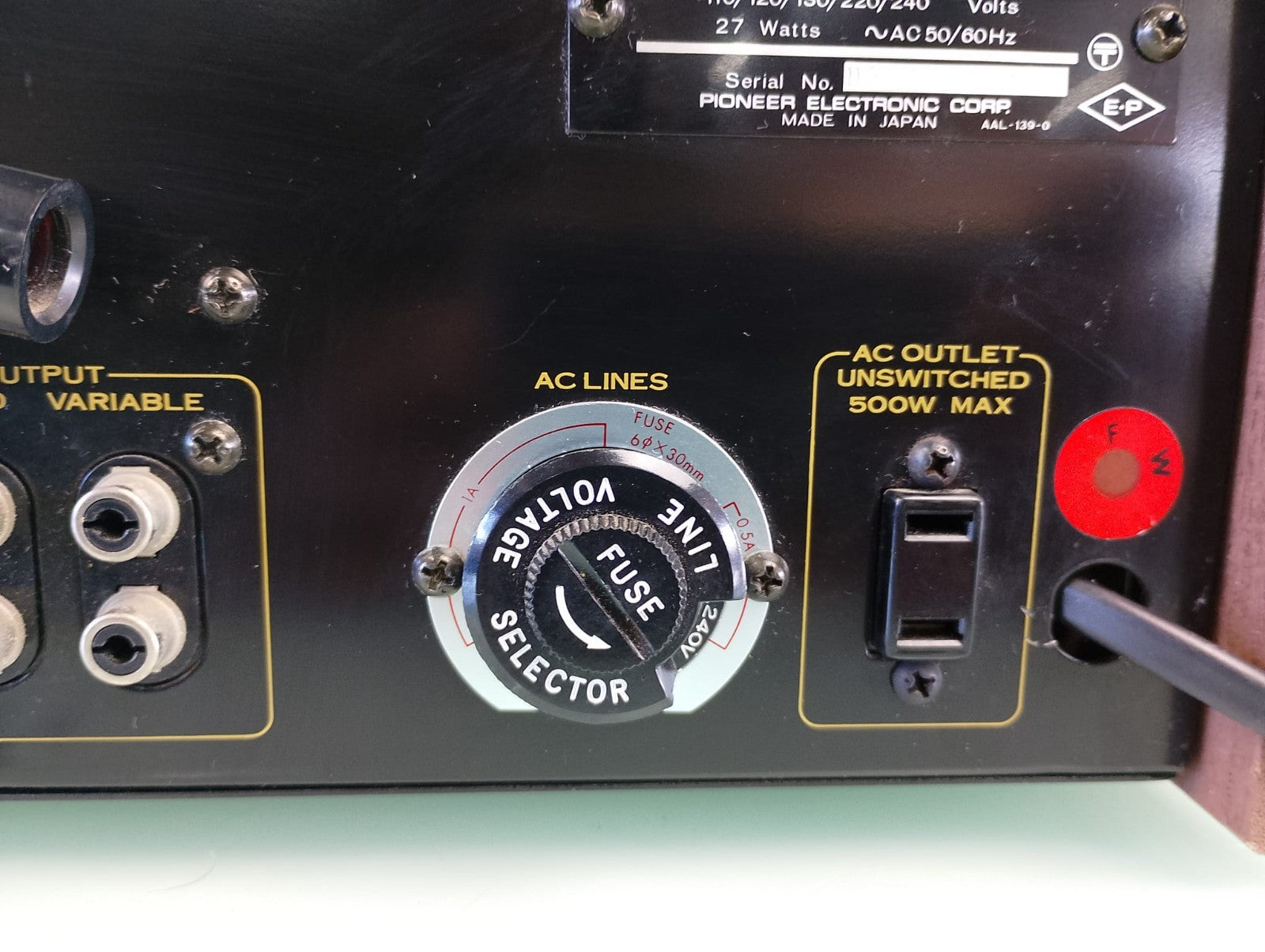 PIONEER TX 8100 STEREO TUNER