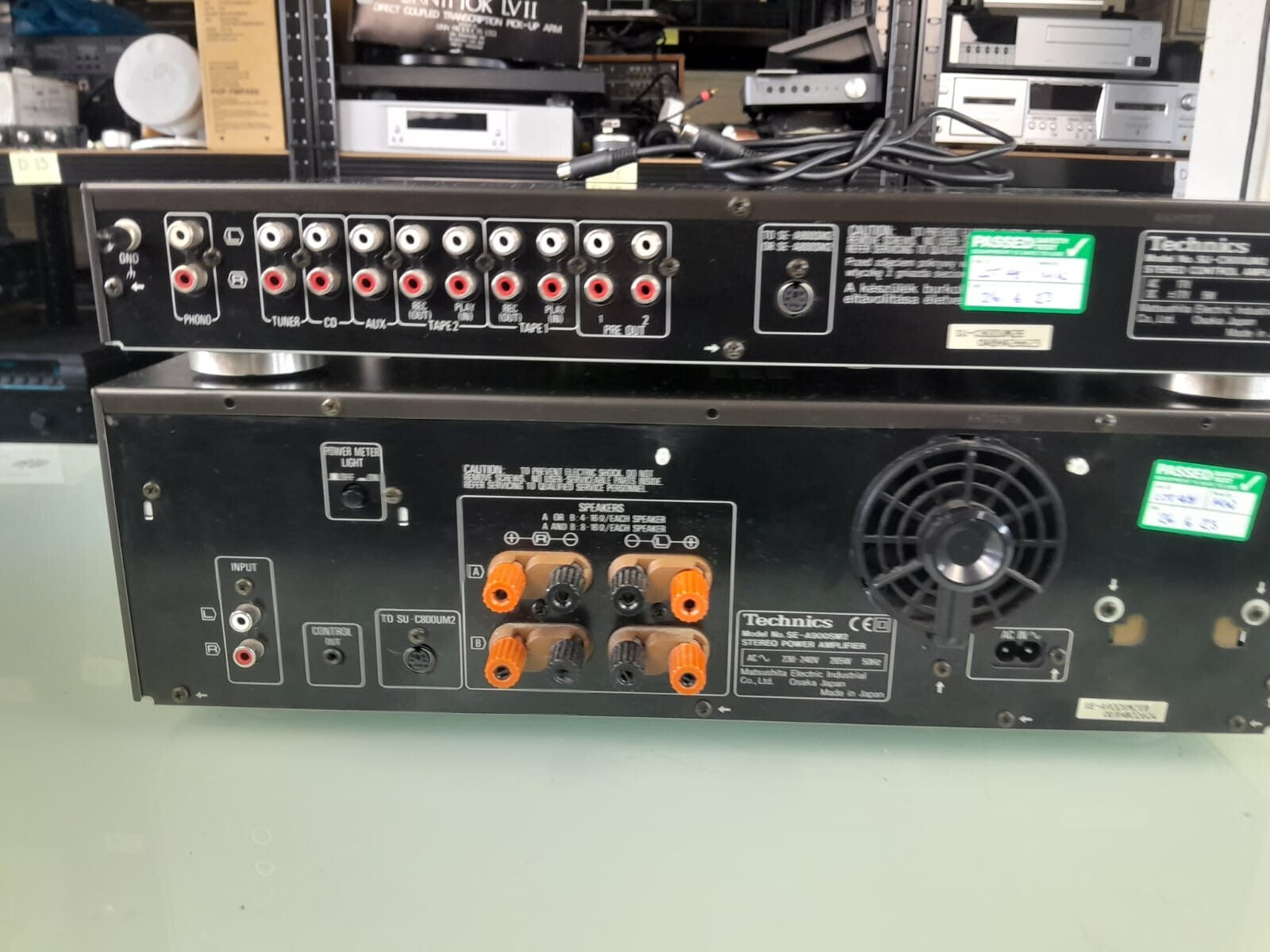 TECHNICS SU C800U M2 STEREO CONTROL & SE A900S M2 STEREO POWER AMPLIFIER