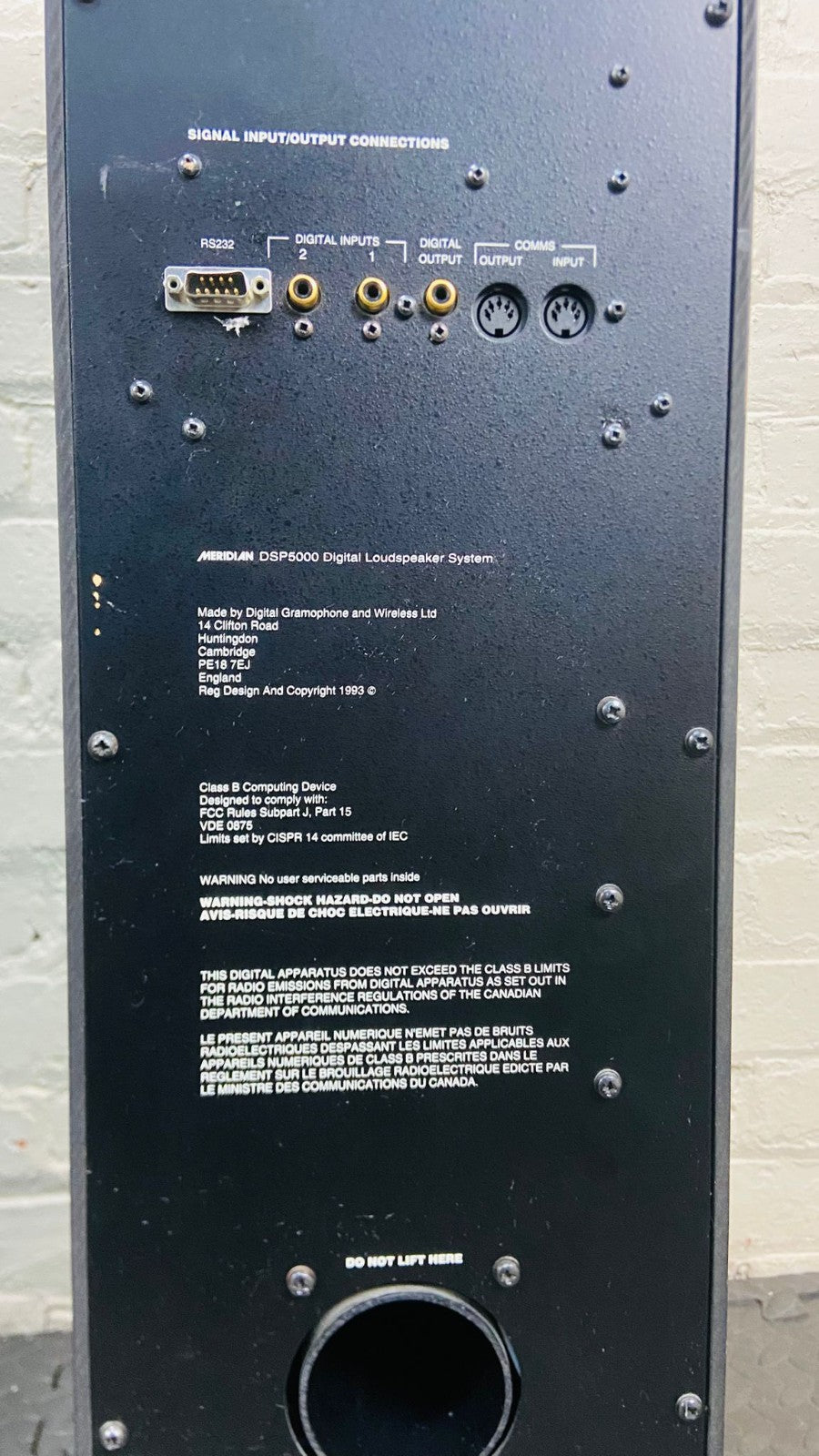 MERIDIAN DSP 5000 DIGITAL LOUDSPEAKERS