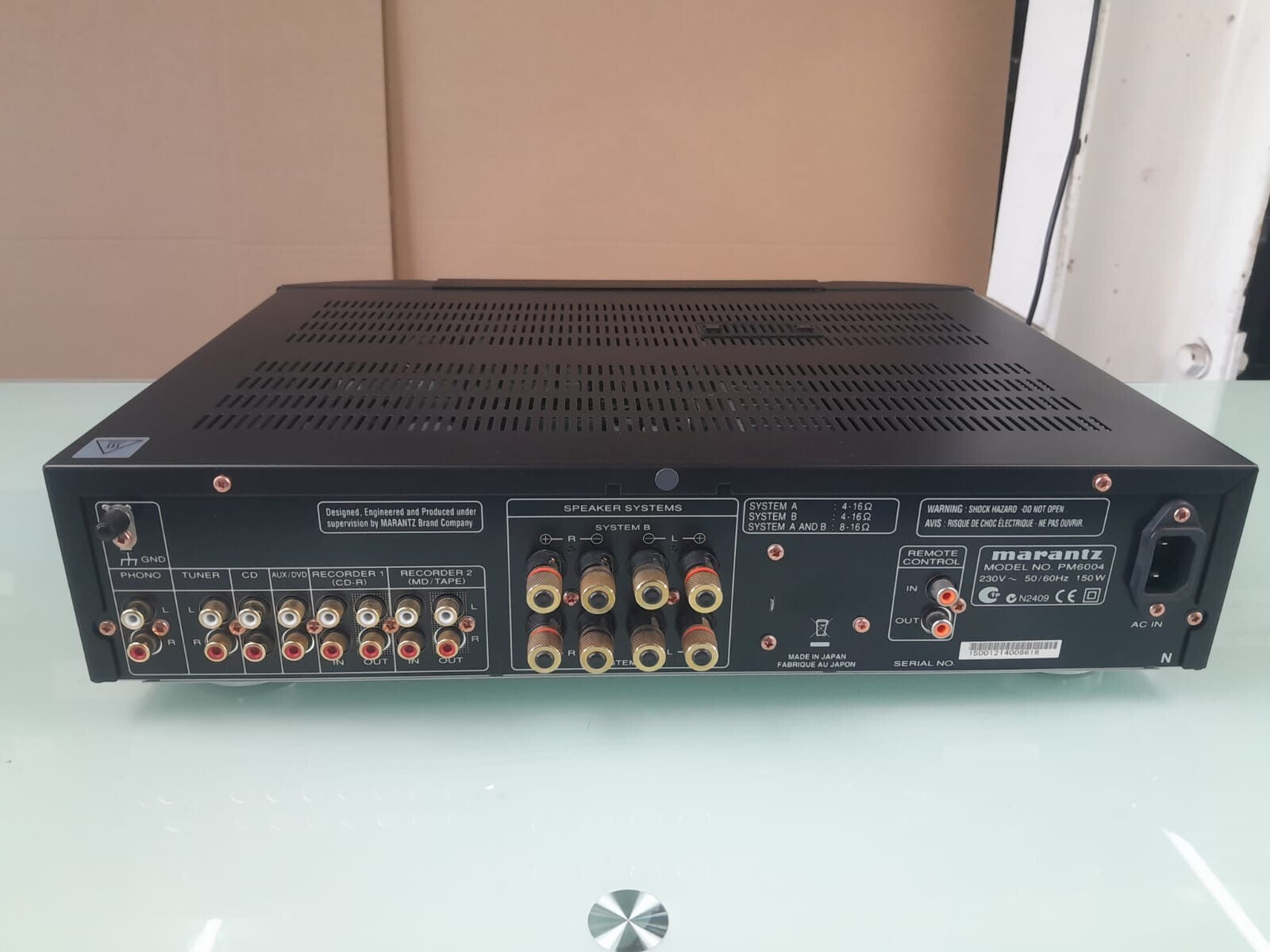 MARANTZ PM 6004 INTEGRATED AMPLIFIER WITH REMOTE