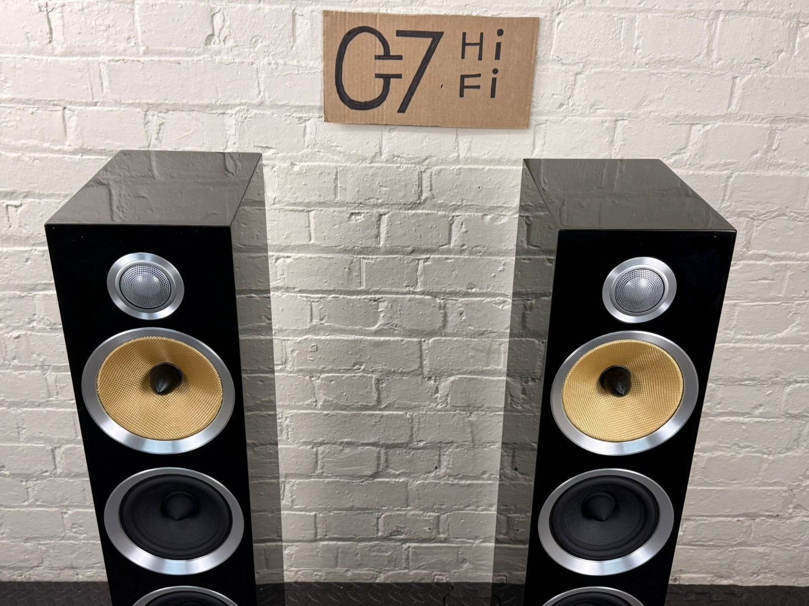 BOWERS & WILKINS B&W CM8 S2 FLOOR STANDING SPEAKERS
