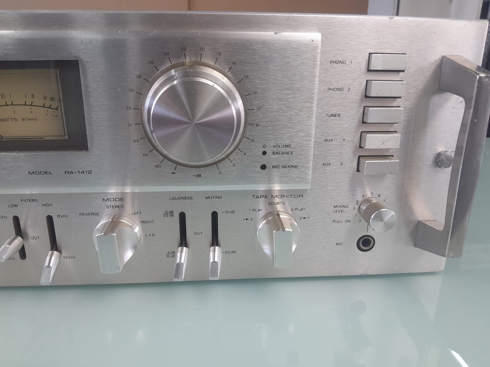 SERVICED ROTEL RA 1412 INTEGRATED AMPLIFIER