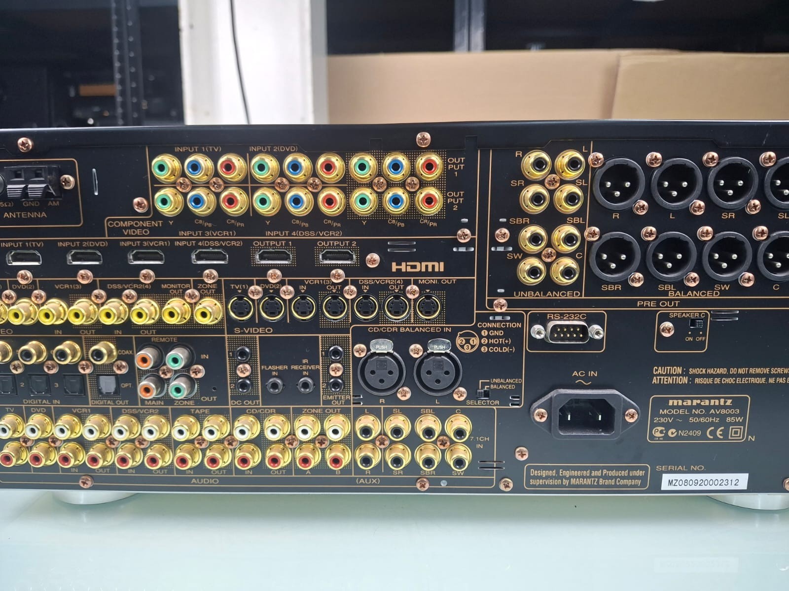 Marantz AV8003 Home Cinema Pre-Amplifier Processor