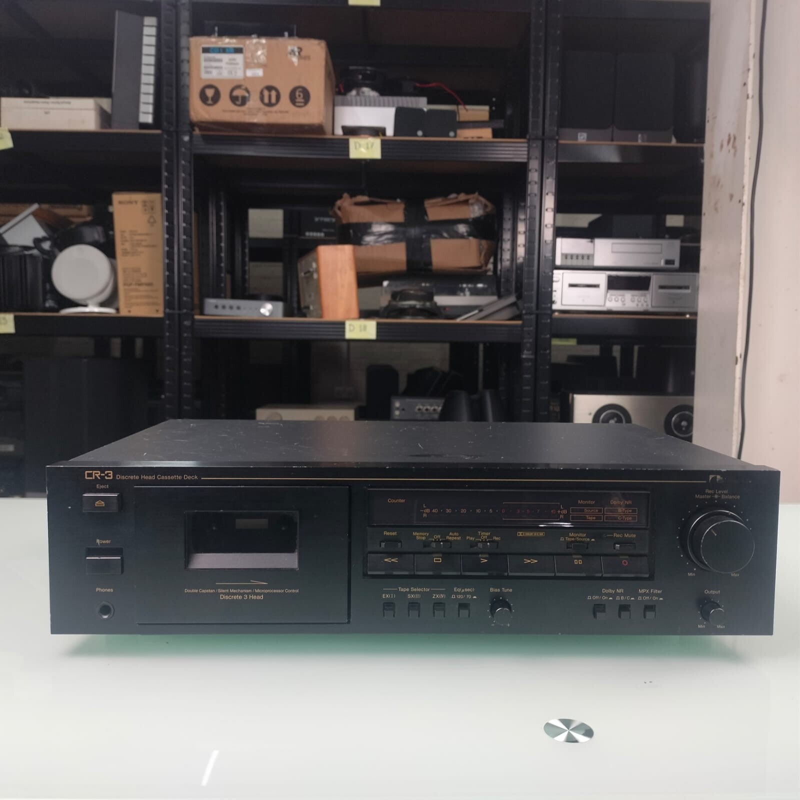 NAKAMICHI CR-3 DISCRETE HEAD CASSETTE DECK