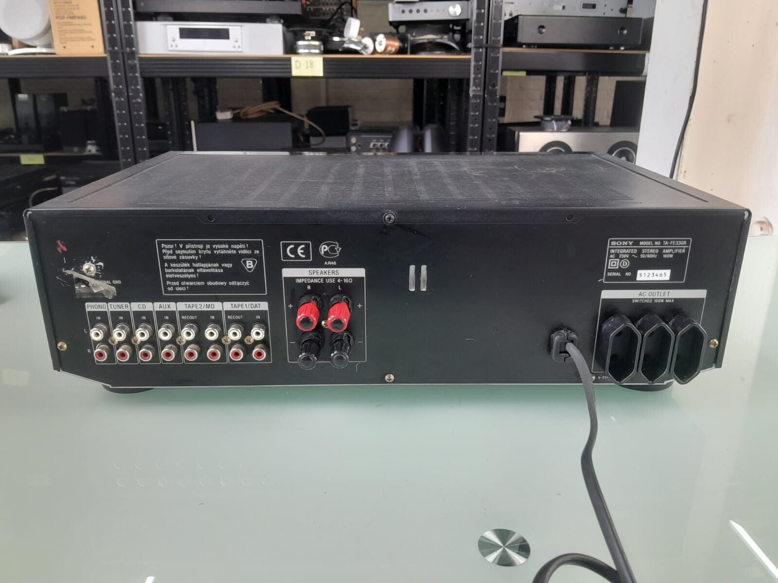 SONY TA FE330R INTEGRATED STEREO AMPLIFIER