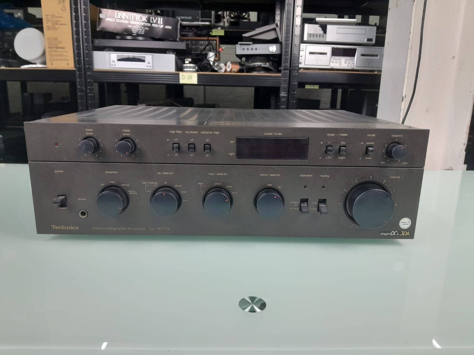 TECHNICS SU 8077K STEREO INTEGRATED AMPLIFIER