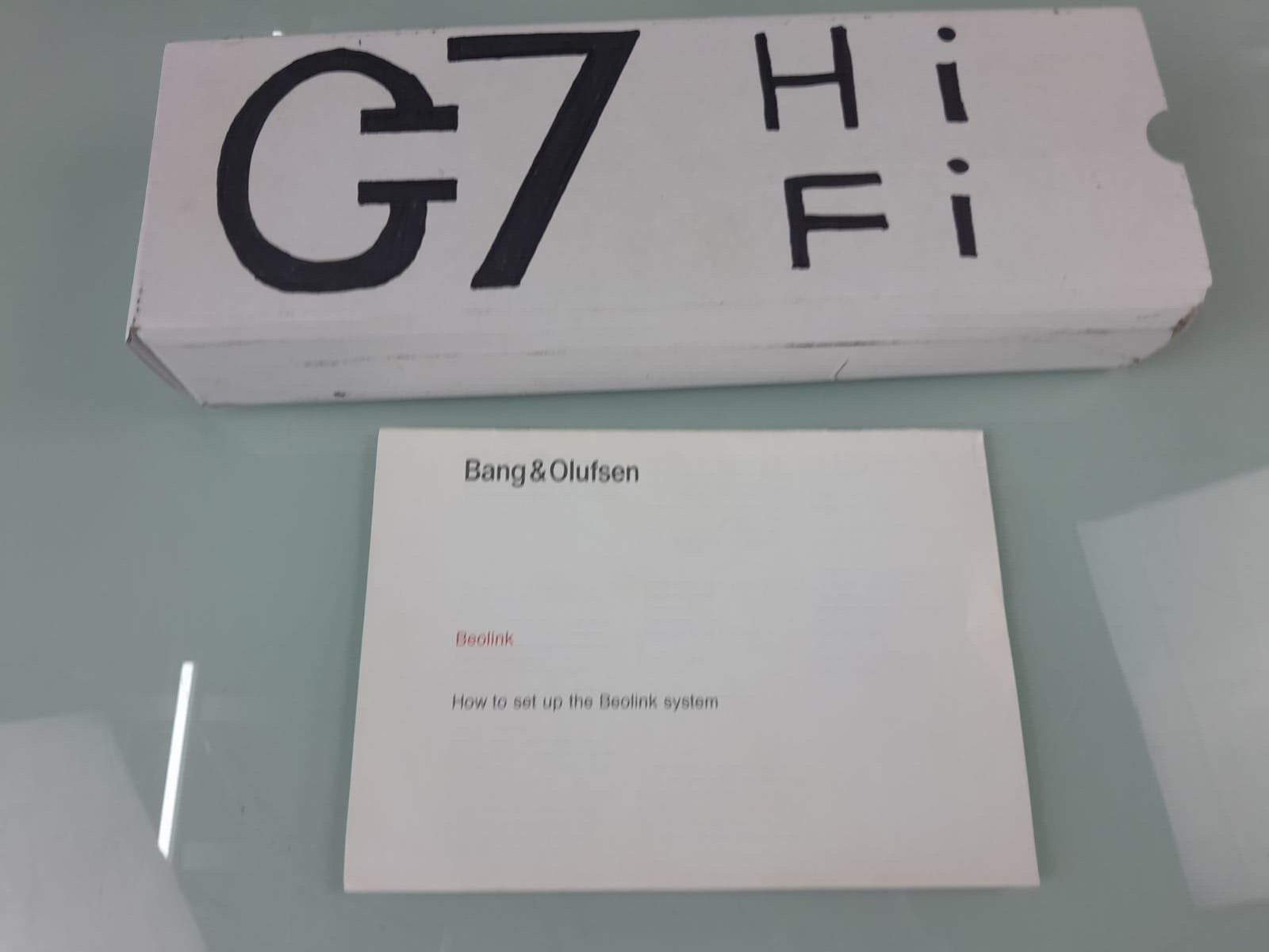 B&O BANG & OLUFSEN BEOLINK SYSTEM SETUP MANUAL #003