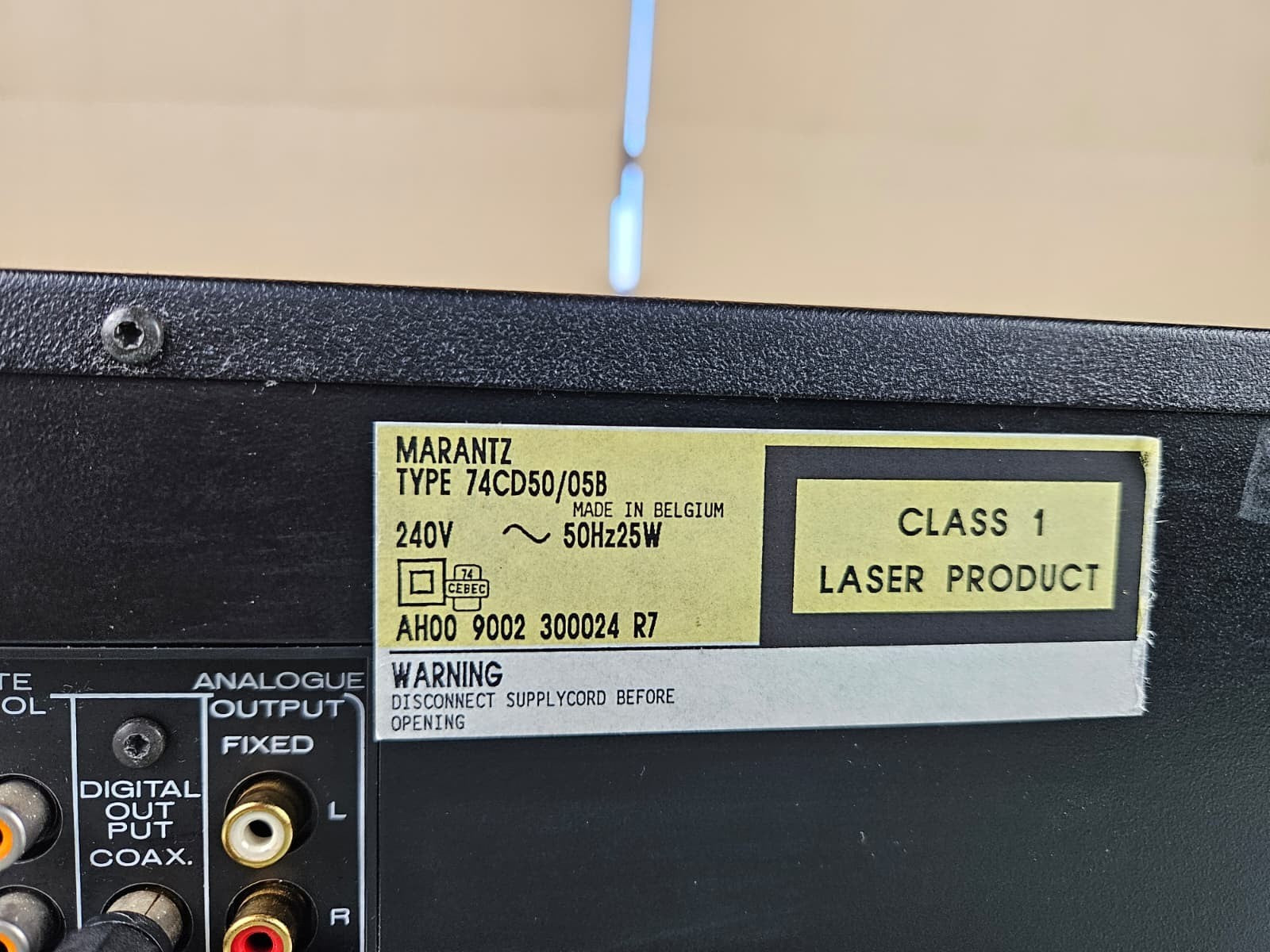 MARANTZ CD 50 CD PLAYER