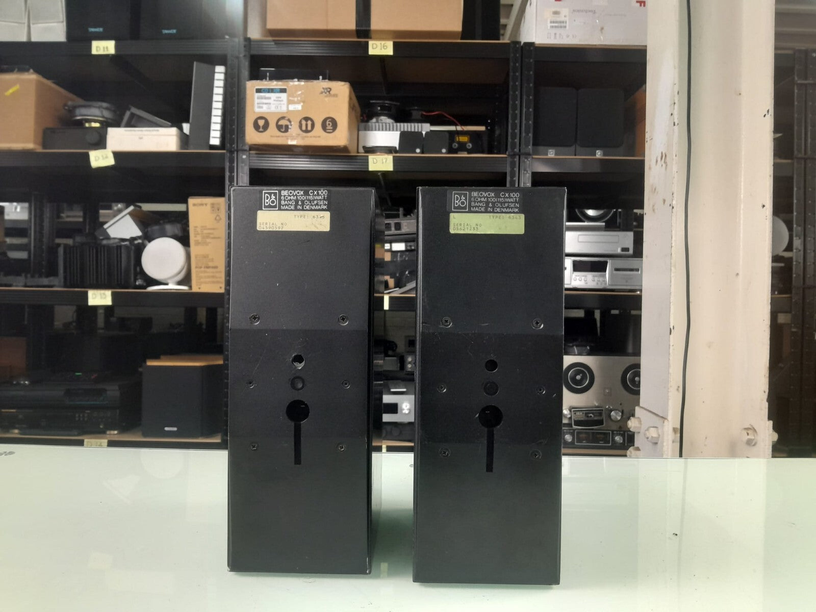 B&O BANG & OLUFSEN BEOVOX CX 100 SPEAKERS