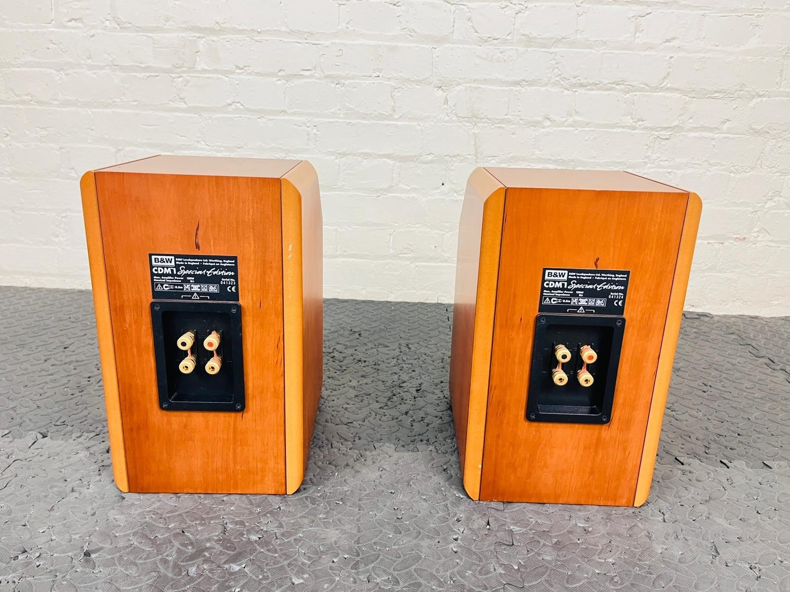 B&W BOWERS & WILKINS CDM 1 SE SPECIAL EDITION SPEAKERS