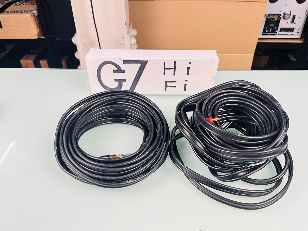 EXPOSURE ELECTRONICS SPEAKER CABLES WITH NAKAMICHI CONNECTORS