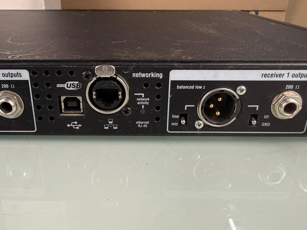 Shure UR4D J5E Dual Channel Wireless Receiver 578-638 MHz #002