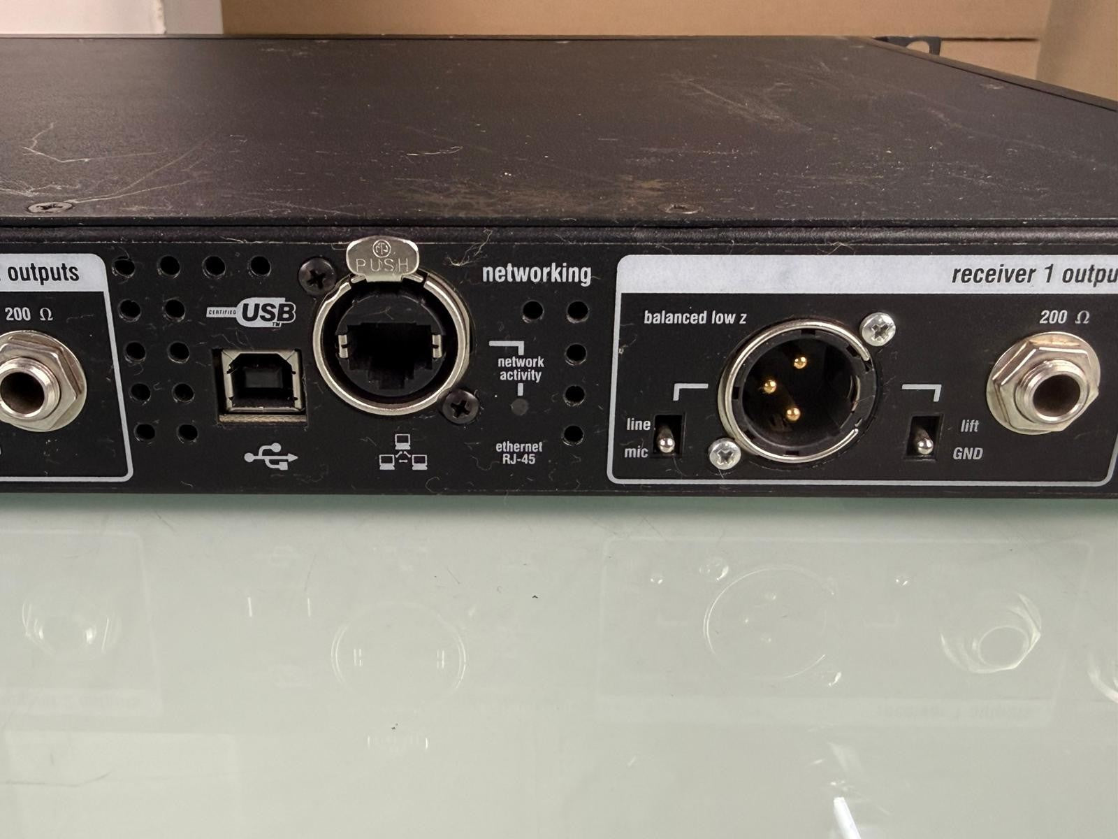 Shure UR4D J5E Dual Channel Wireless Receiver 578-638 MHz #002
