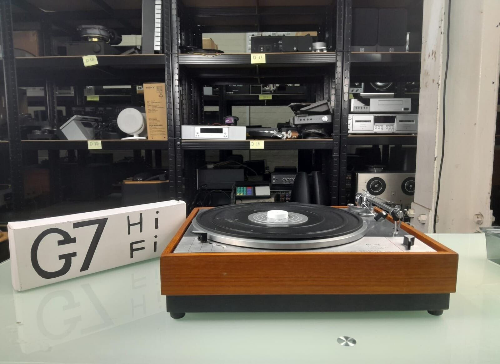 GOLDRING LENCO GL 75 STEREO TRANSCRIPTION TURNTABLE