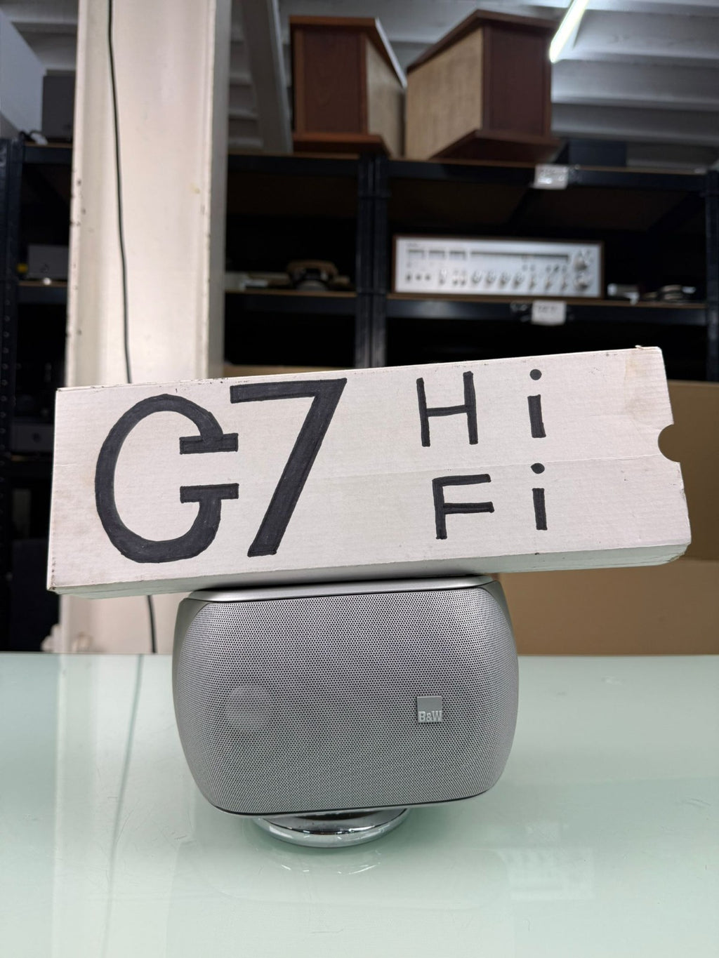 BOWERS & WILKINS B&W M1 MK1 CENTER SPEAKER WITH TABLE STAND