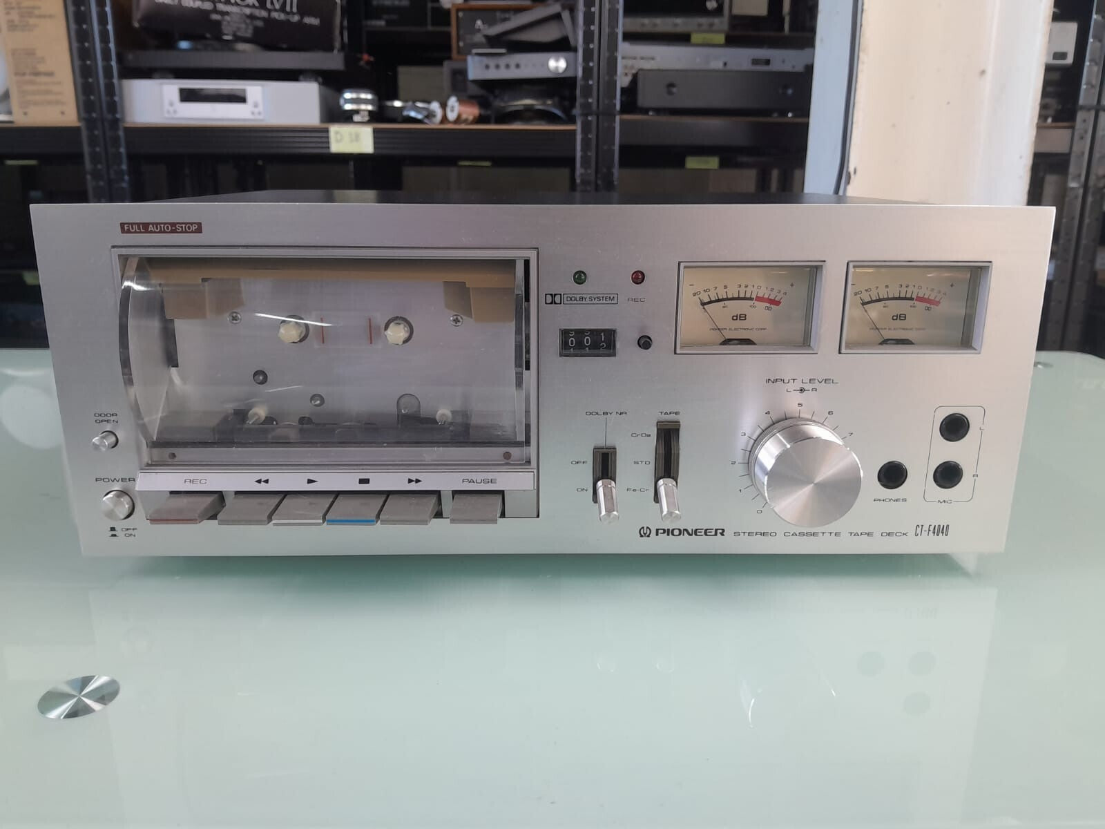 PIONEER CT F4040 STEREO CASSETTE TAPE DECK