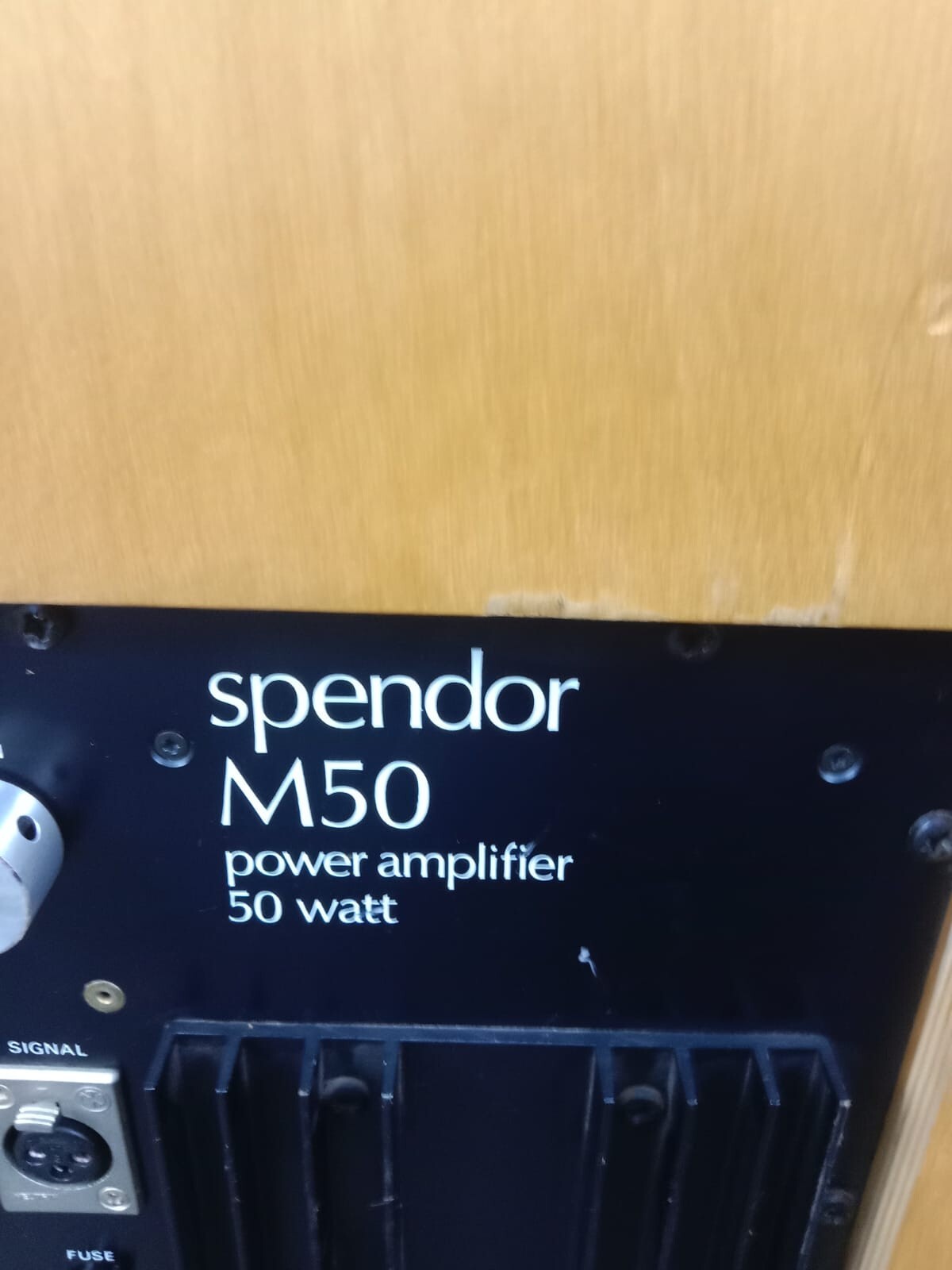 Spendor BC1A With M50 power amplifier Single Speaker Only