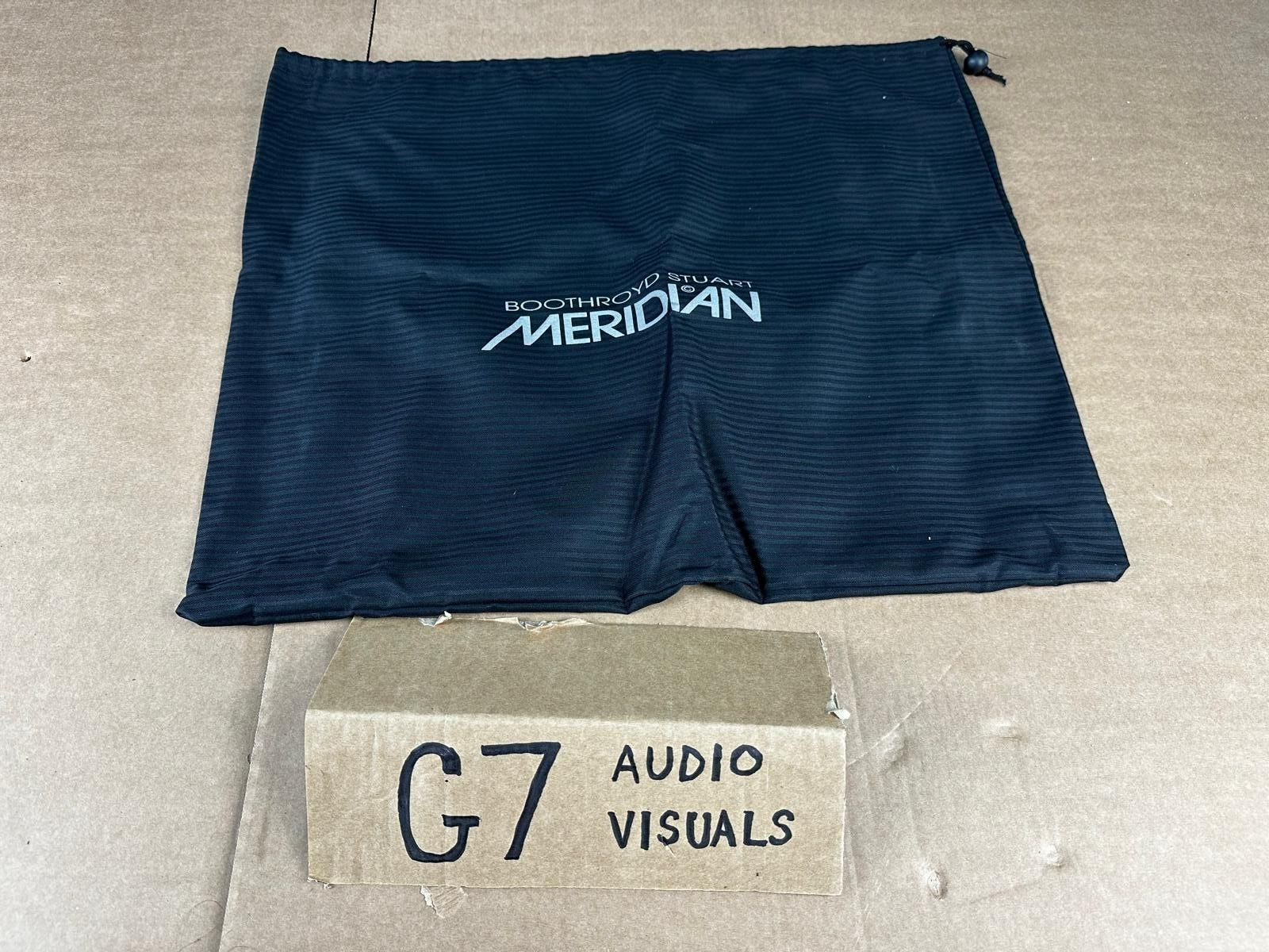 Meridian Boothroyd Stuart Dust Bag For Amplifier, CD Player, Turntable