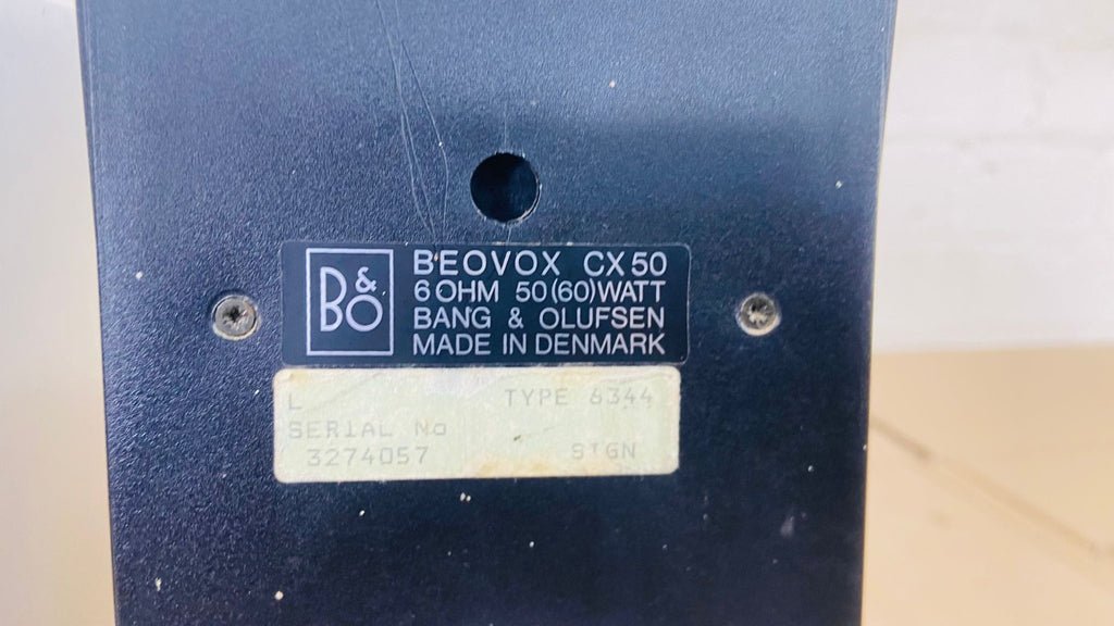 BANG & OLUFSEN B&O BEOVOX CX50 SPEAKERS