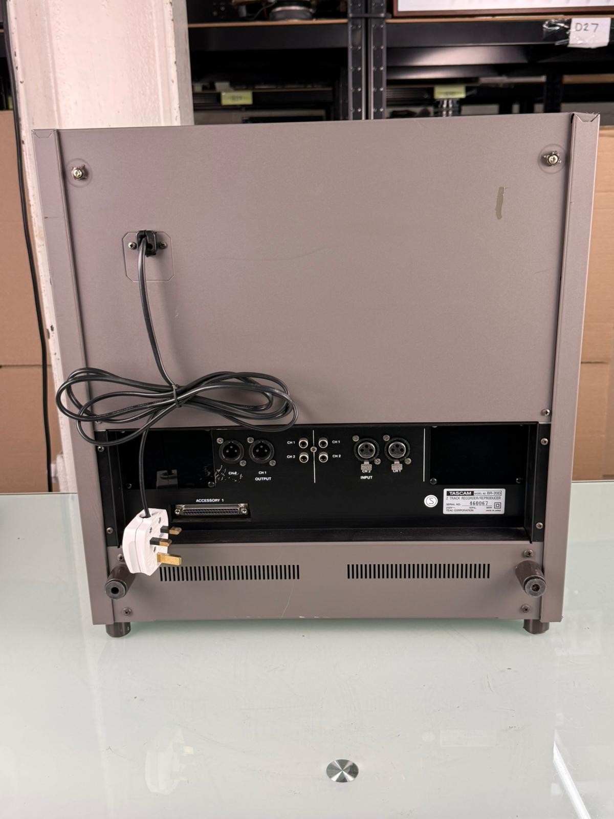 SERVICED TASCAM BR 20D REEL TO REEL 20