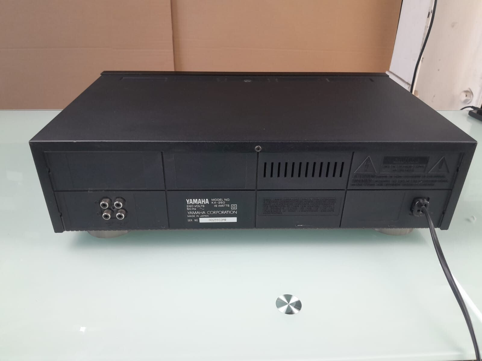 YAMAHA KX 260 NATURAL SOUND STEREO CASSETTE DECK