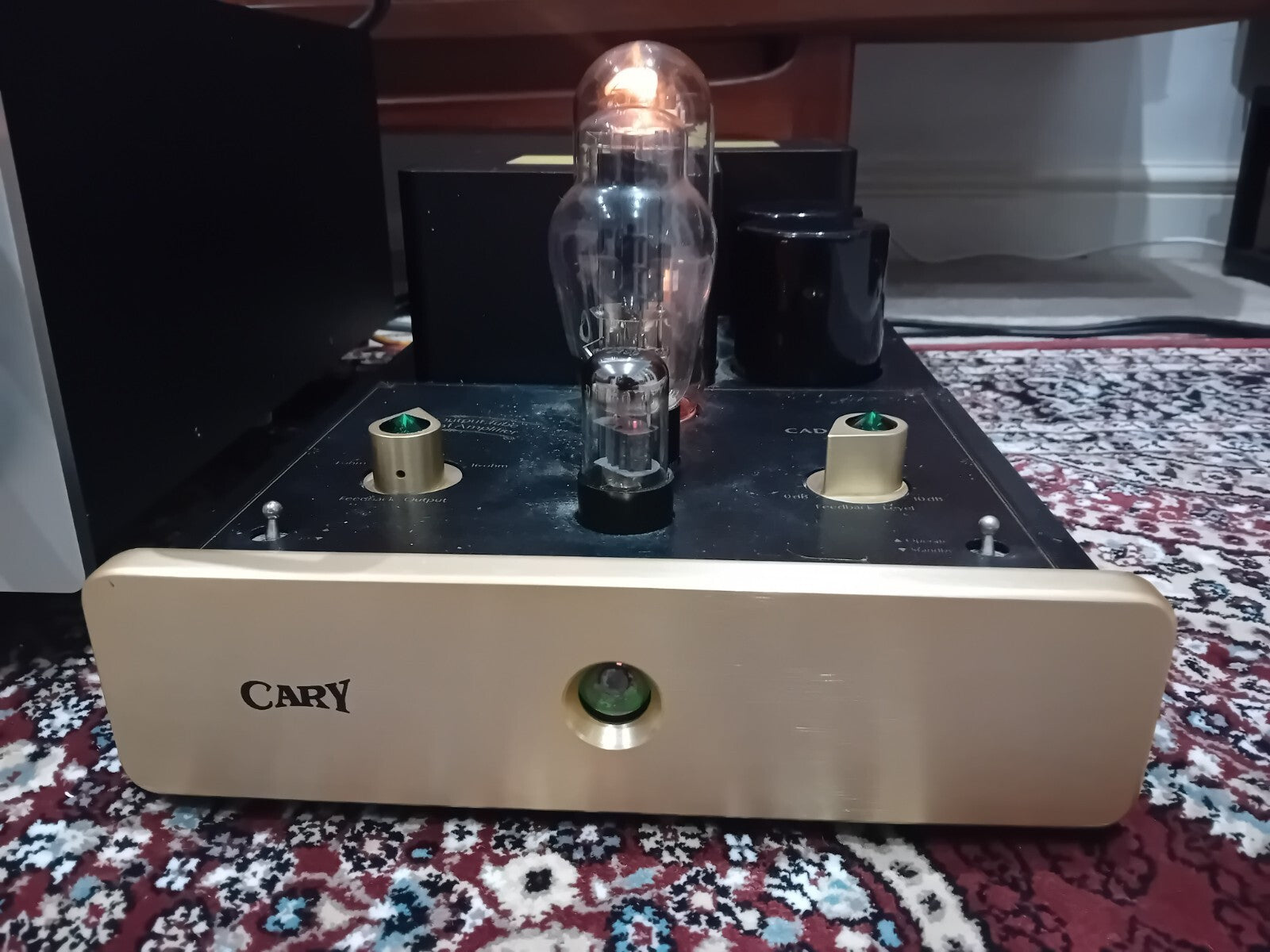 Cary CAD 805 triode output monaural tube valve power amplifiers mono blocks