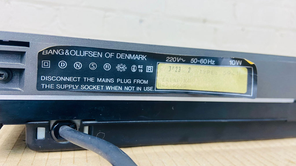 BANG & OLUFSEN B&O BEOGRAM 5500 TURNTABLE WITH MMC4 CARTRIDGE STYLUS