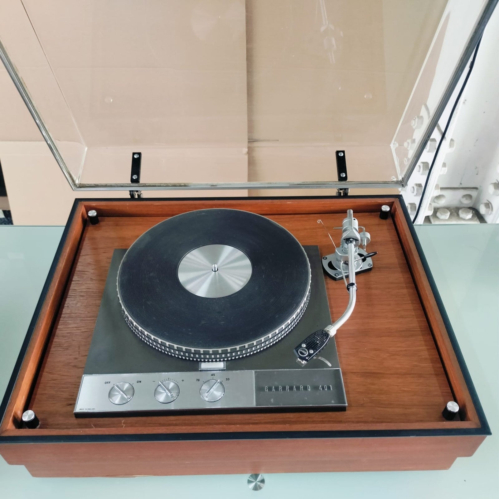 GARRARD 401 SME 3009 TONEARM ORTOFON FF 15 E STYLUS TURNTABLE