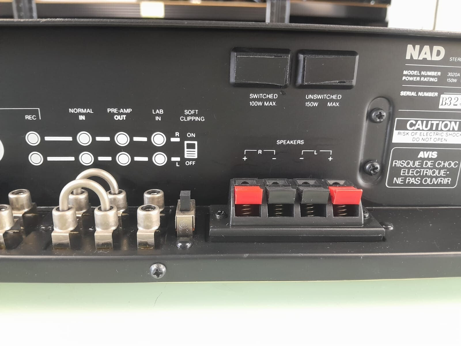 NAD 3020A STEREO AMPLIFIER