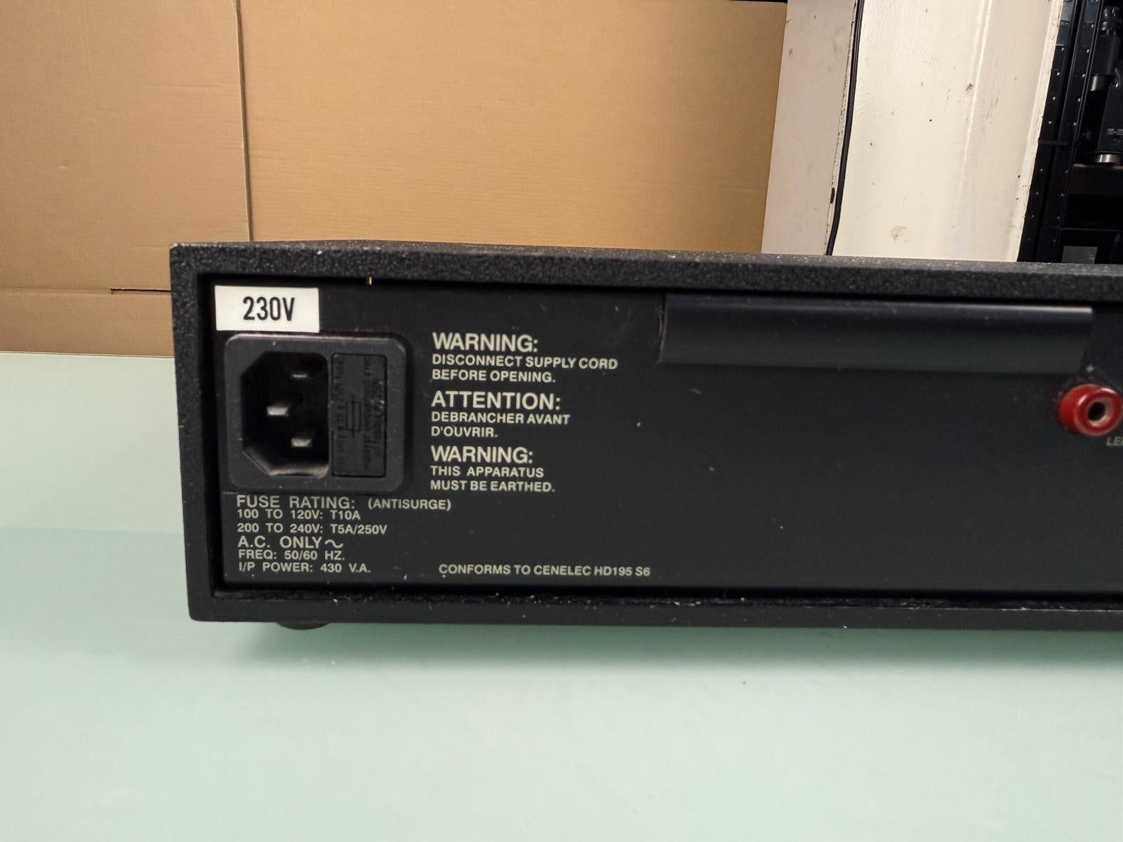 NAIM NAP 180 POWER AMPLIFIER