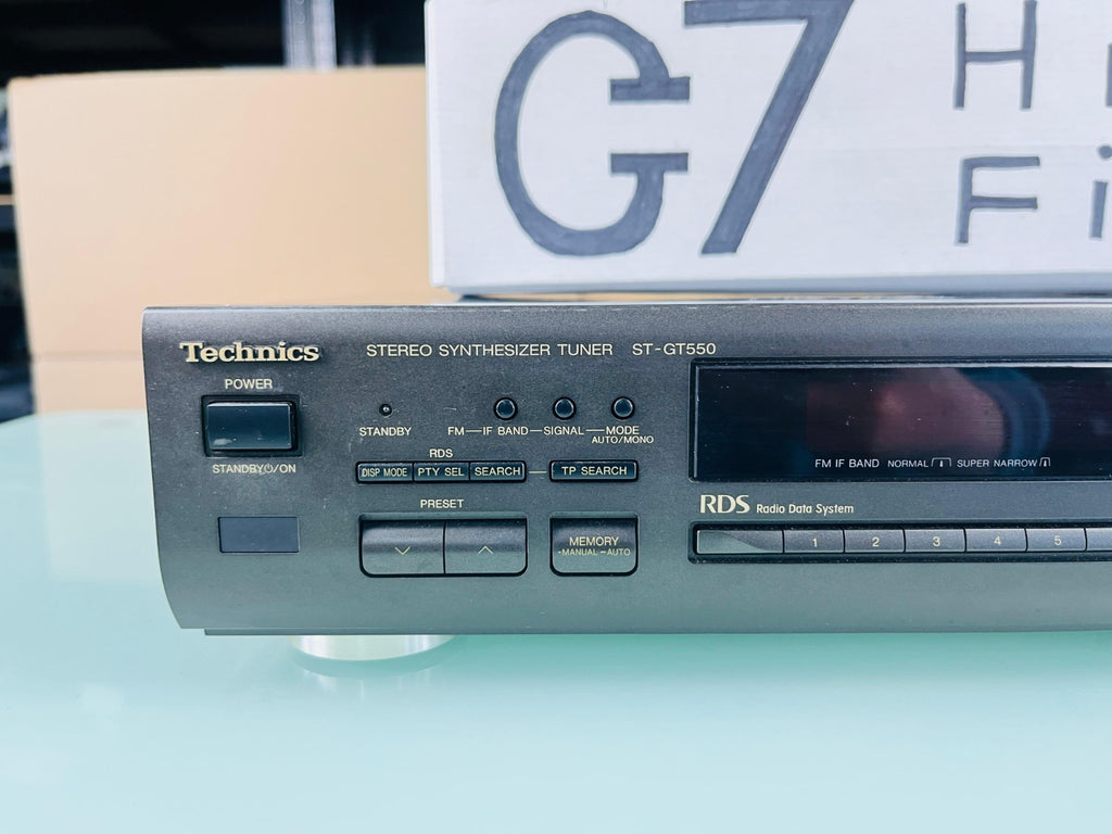TECHNICS ST GT550 STEREO SYNTHESIZER TUNER